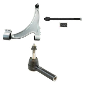 TRQ® - Front Driver Side Lower Control Arm with Ball Joint and Tie Rod End Kit