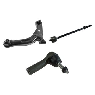 TRQ® - Front Driver Side Lower Control Arm with Ball Joint and Tie Rod End Kit
