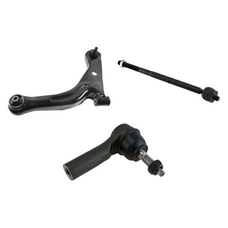 TRQ® - Front Driver Side Lower Control Arm with Ball Joint and Tie Rod End Kit