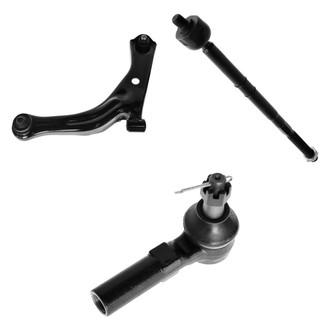 TRQ® - Front Driver Side Lower Control Arm with Ball Joint and Tie Rod End Kit