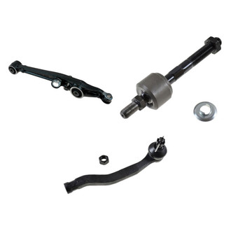 TRQ® - Front Driver Side Lower Control Arm and Tie Rod End Kit