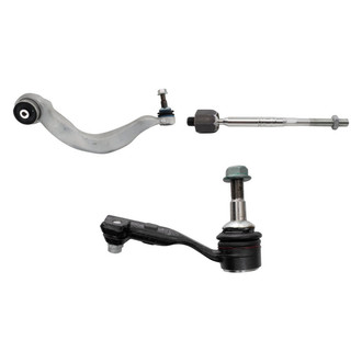 TRQ® - Front Driver Side Lower Control Arm with Ball Joint and Tie Rod End Kit
