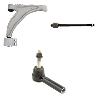 TRQ® - Front Driver Side Lower Control Arm and Tie Rod End Kit