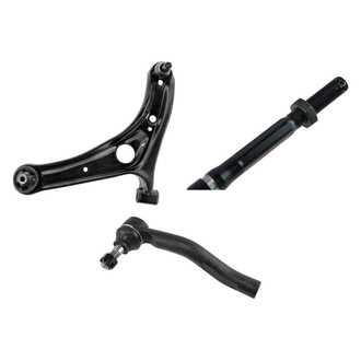 TRQ® - Front Driver Side Lower Control Arm with Ball Joint and Tie Rod End Kit