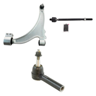 TRQ® - Front Driver Side Lower Control Arm with Ball Joint and Tie Rod End Kit