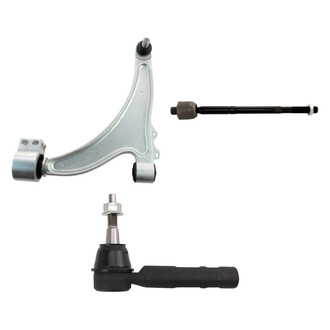 TRQ® - Front Driver Side Lower Control Arm with Ball Joint and Tie Rod End Kit