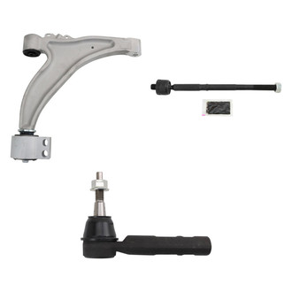 TRQ® - Front Driver Side Lower Control Arm and Tie Rod End Kit