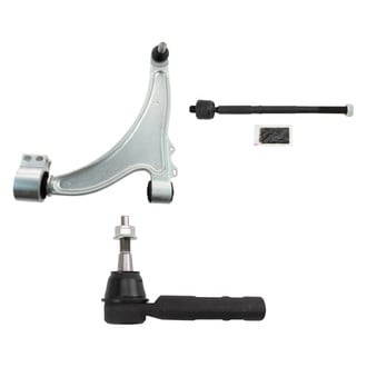 TRQ® - Front Driver Side Lower Control Arm with Ball Joint and Tie Rod End Kit