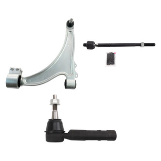 TRQ® - Front Driver Side Lower Control Arm with Ball Joint and Tie Rod End Kit