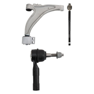 TRQ® - Front Driver Side Lower Control Arm and Tie Rod End Kit