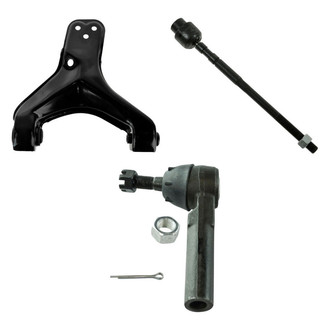 TRQ® - Front Driver Side Lower Control Arm and Tie Rod End Kit