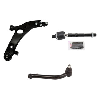 TRQ® - Front Driver Side Lower Control Arm with Ball Joint and Tie Rod End Kit