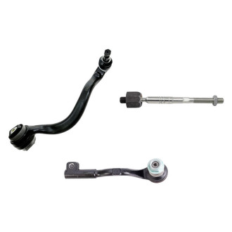 TRQ® - Front Driver Side Lower Control Arm with Ball Joint and Tie Rod End Kit