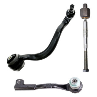 TRQ® - Front Driver Side Lower Control Arm with Ball Joint and Tie Rod End Kit