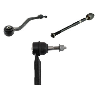 TRQ® - Front Driver Side Lower Control Arm with Ball Joint and Tie Rod End Kit