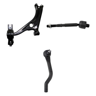 TRQ® - Front Driver Side Lower Control Arm and Tie Rod End Kit