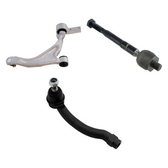 TRQ® - Front Driver Side Lower Control Arm with Ball Joint and Tie Rod End Kit