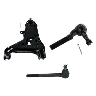 TRQ® - Front Driver Side Lower Control Arm with Ball Joint and Tie Rod End Kit