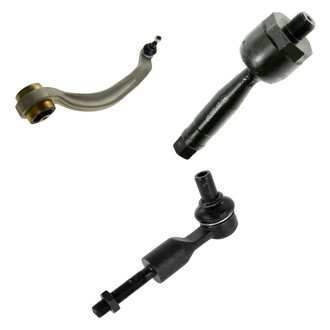 TRQ® - Front Driver Side Lower Control Arm with Ball Joint and Tie Rod End Kit