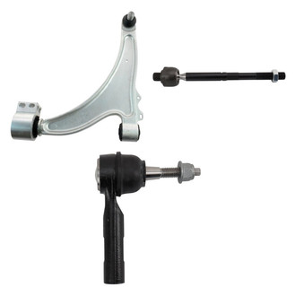TRQ® - Front Driver Side Lower Control Arm with Ball Joint and Tie Rod End Kit