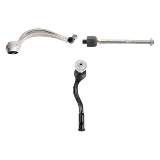 TRQ® - Front Driver Side Lower Control Arm with Ball Joint and Tie Rod End Kit