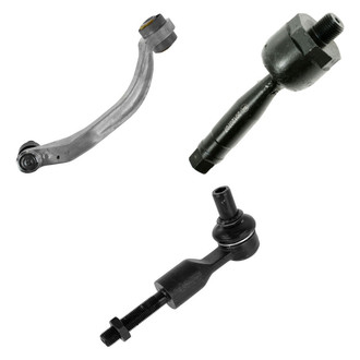 TRQ® - Front Driver Side Lower Control Arm with Ball Joint and Tie Rod End Kit