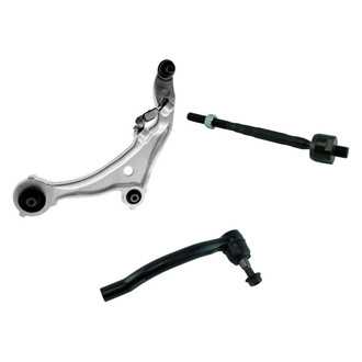 TRQ® - Front Driver Side Lower Control Arm with Ball Joint and Tie Rod End Kit