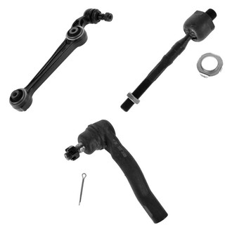 TRQ® - Front Driver Side Lower Control Arm with Ball Joint and Tie Rod End Kit