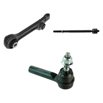 TRQ® - Front Driver Side Lower Control Arm and Tie Rod End Kit
