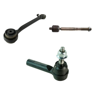 TRQ® - Front Driver Side Lower Control Arm with Ball Joint and Tie Rod End Kit