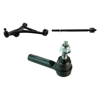TRQ® - Front Driver Side Lower Control Arm with Ball Joint and Tie Rod End Kit