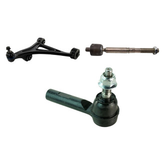 TRQ® - Front Driver Side Lower Control Arm with Ball Joint and Tie Rod End Kit