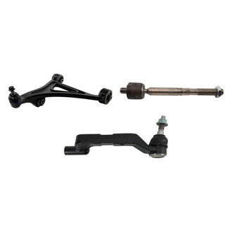 TRQ® - Front Driver Side Lower Control Arm with Ball Joint and Tie Rod End Kit