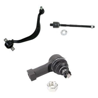 TRQ® - Front Driver Side Lower Control Arm with Ball Joint and Tie Rod End Kit