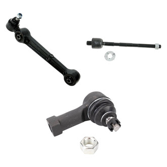 TRQ® - Front Driver Side Lower Control Arm with Ball Joint and Tie Rod End Kit