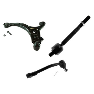 TRQ® - Front Driver Side Lower Control Arm with Ball Joint and Tie Rod End Kit