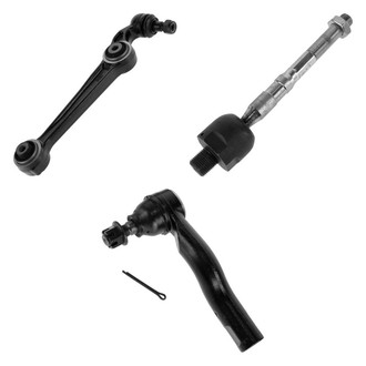 TRQ® - Front Driver Side Lower Control Arm with Ball Joint and Tie Rod End Kit