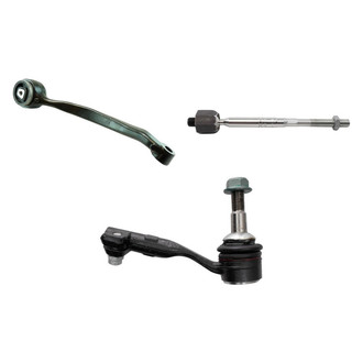 TRQ® - Front Driver Side Lower Control Arm and Tie Rod End Kit