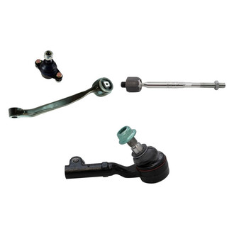 TRQ® - Front Driver Side Lower Control Arm with Ball Joint and Tie Rod End Kit