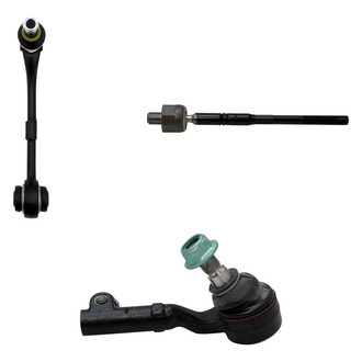 TRQ® - Front Driver Side Lower Control Arm with Ball Joint and Tie Rod End Kit