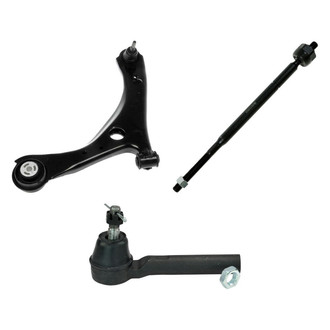 TRQ® - Front Driver Side Lower Control Arm with Ball Joint and Tie Rod End Kit