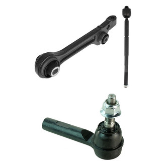 TRQ® - Front Driver Side Lower Control Arm and Tie Rod End Kit