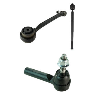 TRQ® - Front Driver Side Lower Control Arm with Ball Joint and Tie Rod End Kit