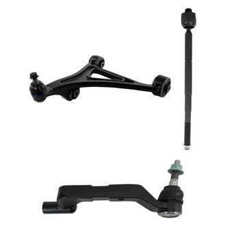 TRQ® - Front Driver Side Lower Control Arm with Ball Joint and Tie Rod End Kit
