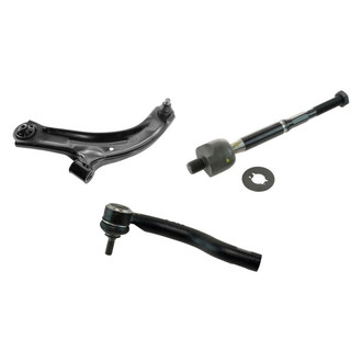 TRQ® - Front Driver Side Lower Control Arm with Ball Joint and Tie Rod End Kit