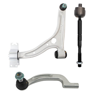 TRQ® - Front Driver Side Lower Control Arm with Ball Joint and Tie Rod End Kit