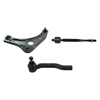 TRQ® - Front Driver Side Lower Control Arm with Ball Joint and Tie Rod End Kit