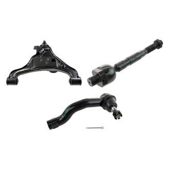 TRQ® - Front Driver Side Lower Control Arm with Ball Joint and Tie Rod End Kit