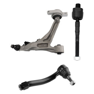 TRQ® - Front Driver Side Lower Control Arm with Ball Joint and Tie Rod End Kit