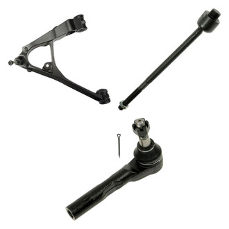 TRQ® - Front Driver Side Lower Control Arm with Ball Joint and Tie Rod End Kit